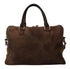 Dolce & Gabbana Brown Leather Shoulder Strap Travel Messenger Gym Men Bag